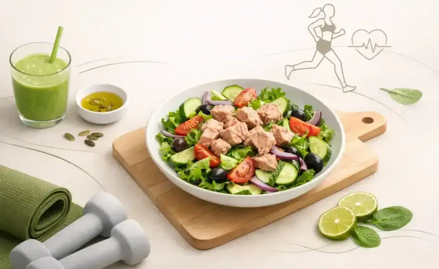 Bowl z tuńczykiem - Szybki fit posiłek po treningu i nie tylko